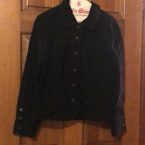 Vintage A.M.I. Navy Blue Corduroy Jacket Y2K